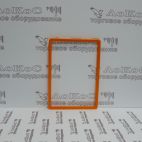 Рамка из ударопрочного пластика с закругленными углами PF-A3, цвет оранжевый